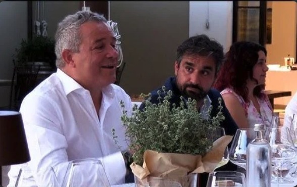 Marco Caprai and Julien Viaud at the Arnaldo Caprai estate