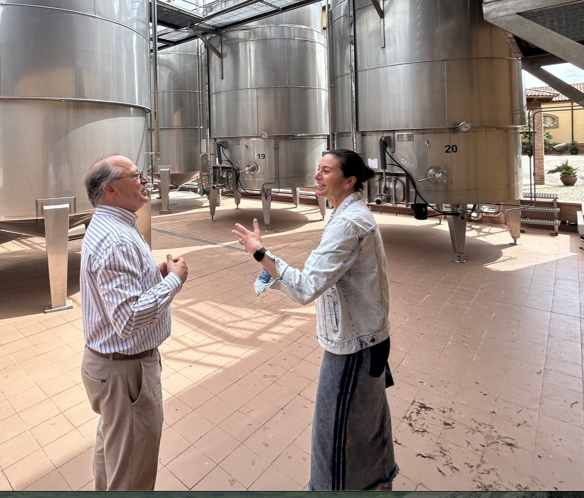 Jessica DiFruscia at a winery